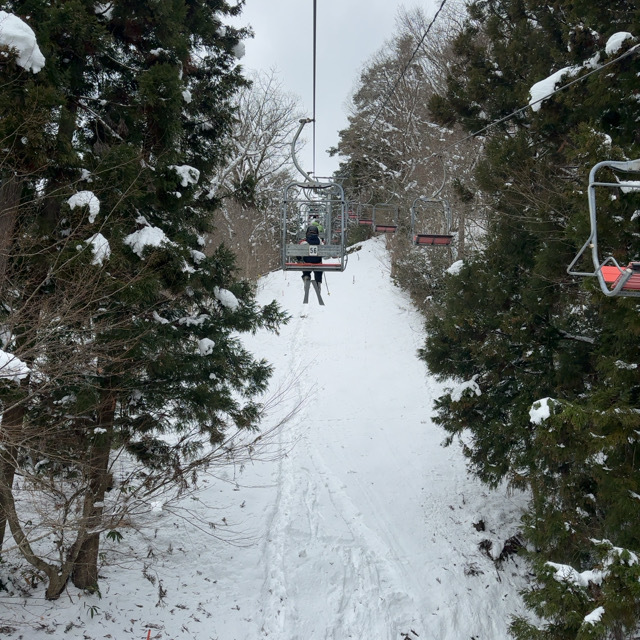 山口市　めがひらスキー場♡