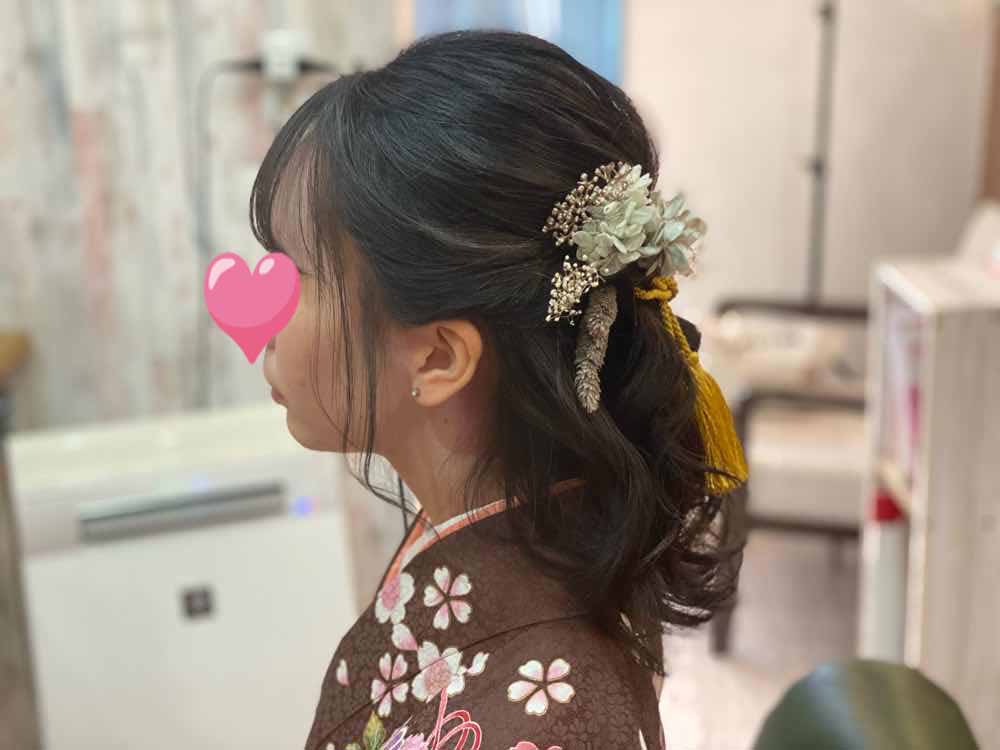 山口市　着付け　ヘアセット
